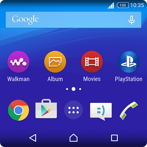 Back to Lollipop Xperia Theme   Icon