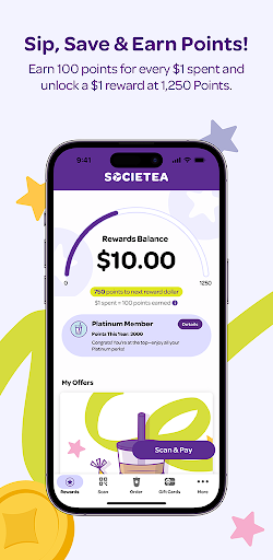 Chatime Societea Rewards Screenshot 1 - AppWisp.com
