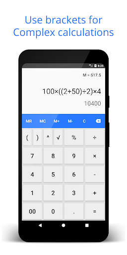 Android application Calculator E Plus screenshort