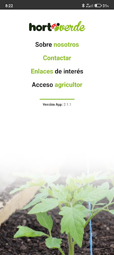 Android application Hortoverde screenshort