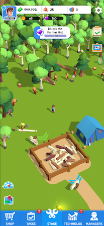 Game screenshot Idle Lumber Island mod apk