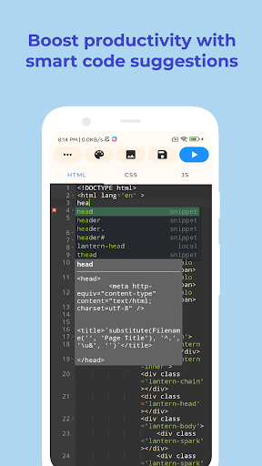 HTML Editor - HTML, CSS & JS - Productivity - apps