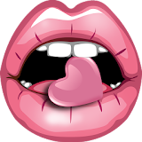 Lips Kissing Love Test icon