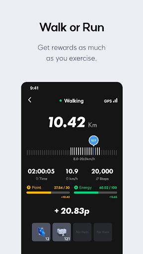 SuperWalk-Step counter&Rewards Screen 3