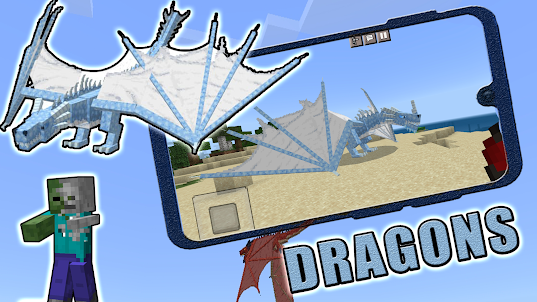 Dragon mod for MCPE Mysticraft