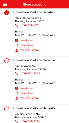 Hometown Markets Screen 3