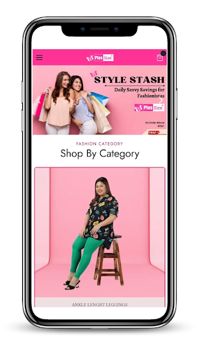 Android application Plussize screenshort