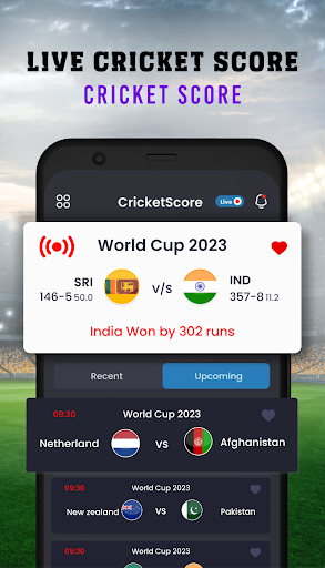 Live Cricket Score: Live Match Screen 3