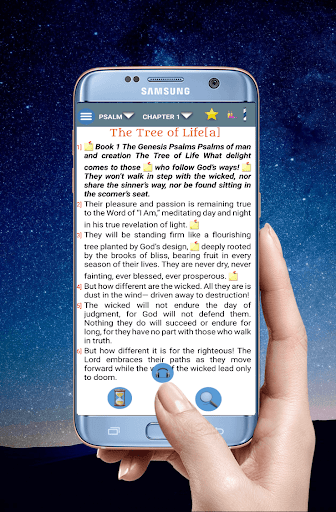 Android application Holy Bible NLT screenshort