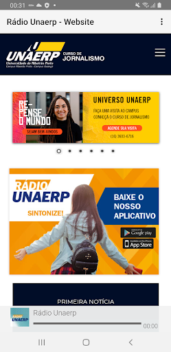 Rádio Unaerp Screen 2