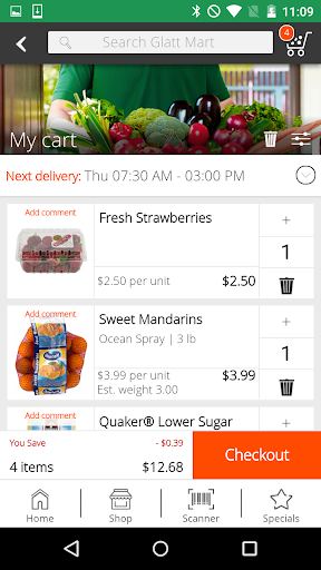 Screenshot of Glatt Mart
