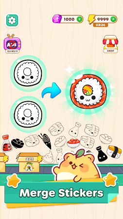 Game screenshot Sticker Merge Factory apk download