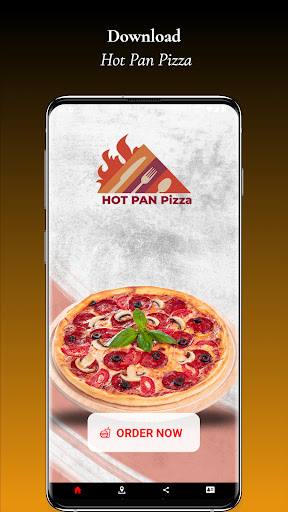 Android application Hot Pan Pizza screenshort