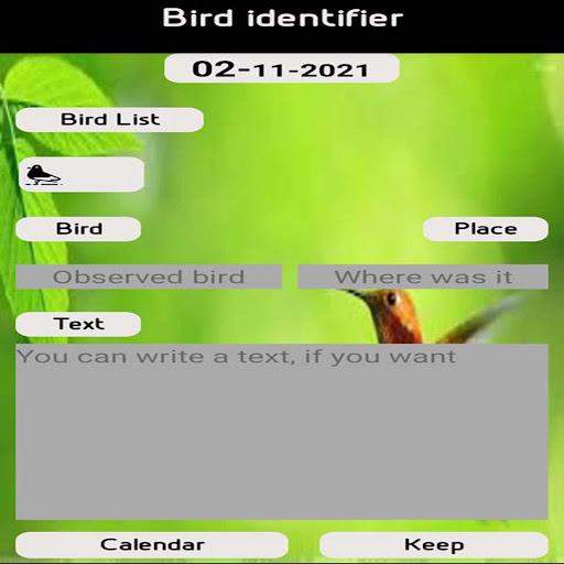 Bird song identifier