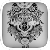 Cool Iron Wolf Theme icon