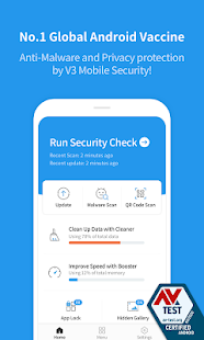 V3 Mobile Security-AntiMalware Screenshot