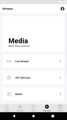 Journey Christian Fellowship Screen 3