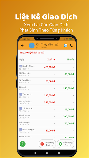 Sổ Ghi Nợ SONO Screen 3
