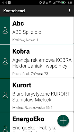 Android application Mobilny Handlowiec screenshort