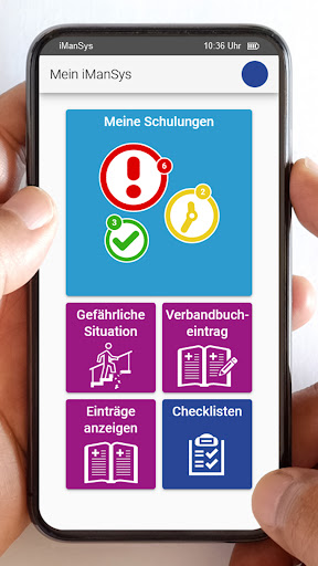 Android application iManSys screenshort