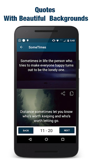Quotes, Status & Sayings Screen 3