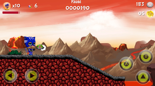 Android application Super Blue Cat Heroes screenshort