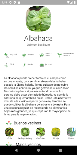 Vista previa de la aplicación