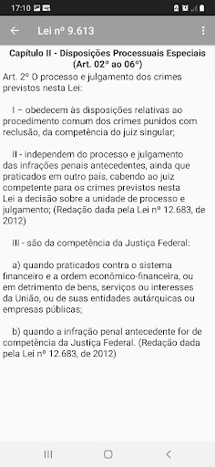 Lei 9613 - Lavagem de Dinheiro Screen 3