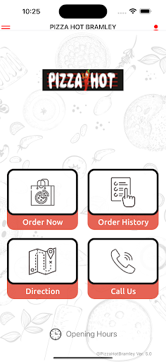 Android application PIZZAH0T BRAMLEY screenshort