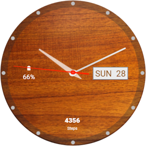 Wooden Watch Face