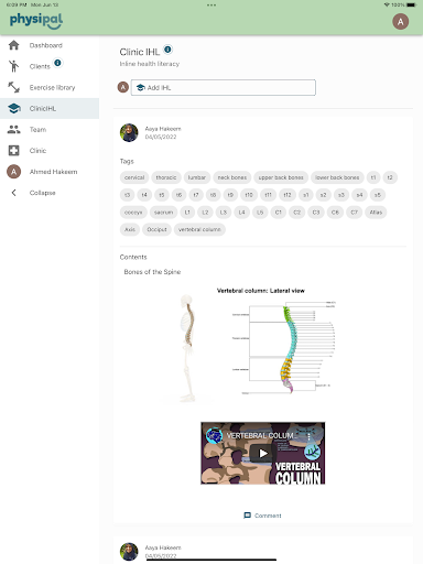 PhysiPal Screen 3