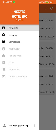 Hoteliers Top Group Express Screen 2