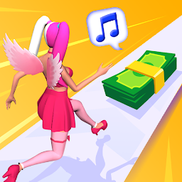 รูปไอคอน Money Rush: Music Race 3D