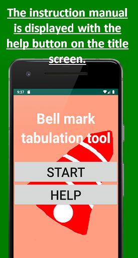 Bell mark tabulation tool Screen 3