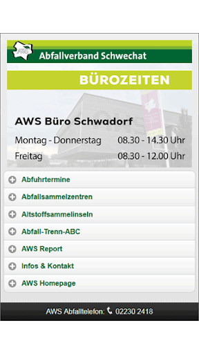 Android application AWS Schwechat screenshort