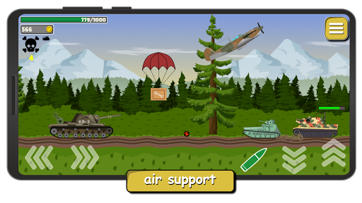 Tank Battle War 2d: game free apkpoly screenshots 3