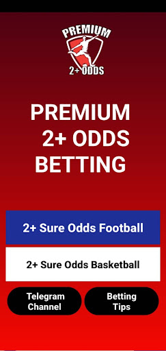 Android application Premium Football Sure 2+ Odds screenshort