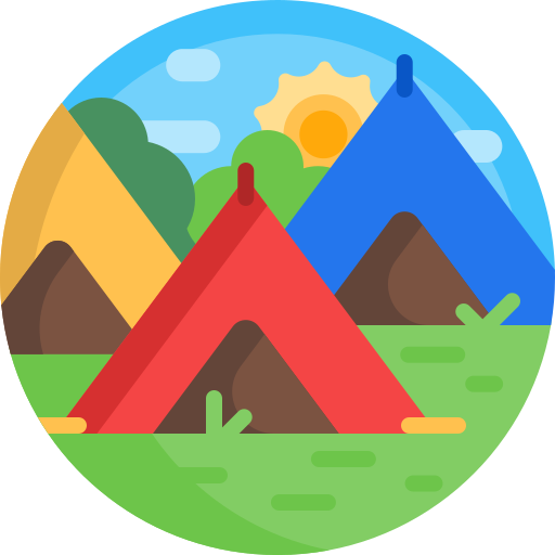 캠핑장 정보 백패킹 낭만 불멍 노지 텐트 logo