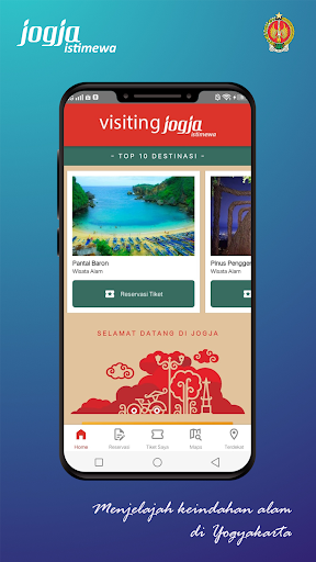 Android application Visiting Jogja screenshort