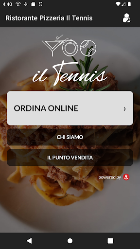 Android application Ristorante Pizzeria Il Tennis screenshort