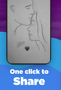 How To Draw A Romantic Couple Step By Step For Beginners, Idea From  Farjana Drawing Academy