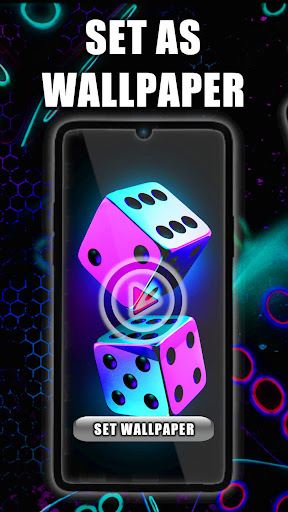 Android application Dice Live Wallpaper screenshort