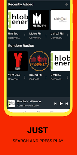 South Africa Radio Stations Screen 2