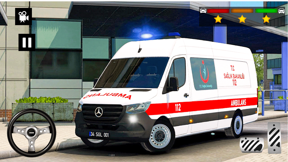 Captura de Pantalla 19 Ambulance Game: City Rescue 3d android