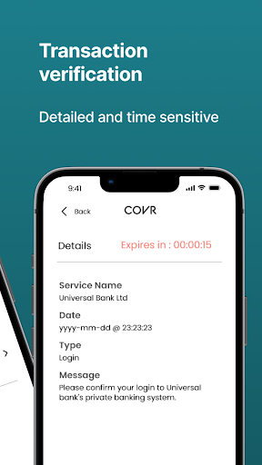 Covr Authenticator Screen 3