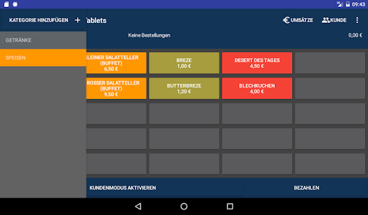 Kasse 2.0 für Tablets Screenshot