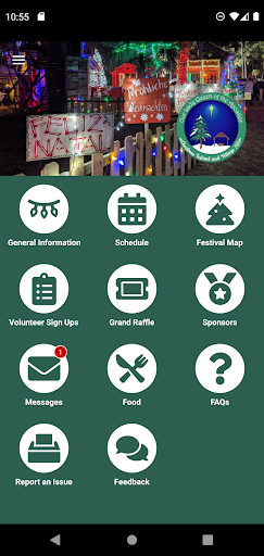 Android application OLQA Christmas Festival screenshort