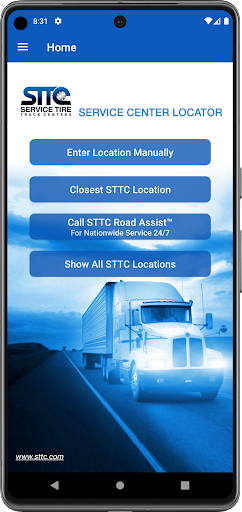 Android application STTC - Road Assist screenshort