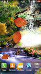 screenshot of 3D Autumn Waterfall Wallpaper