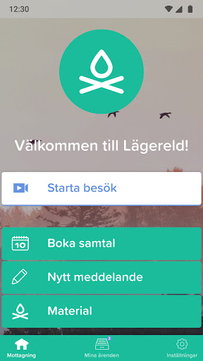 Android application Lägereld screenshort